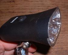 Philips dynamo lamp: black tape on top